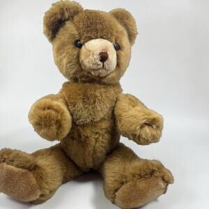 Vintage 1983 Schmid Gordon Fraser Musical Teddy Bear Plush Wind Up Works Lullaby